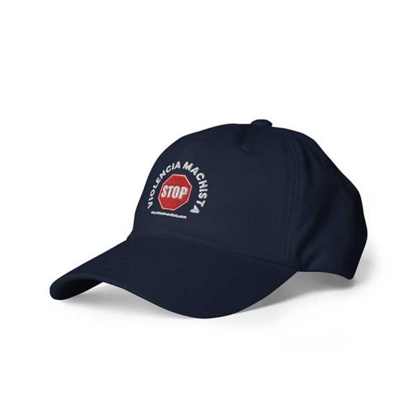 Gorra bordada azul oscuro - Imagen 2