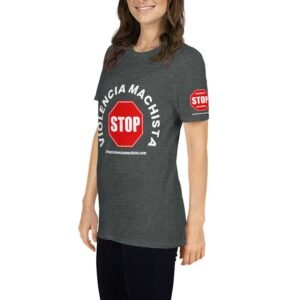 Camiseta de manga gris oscuro - Impresión extra en manga izquierda.