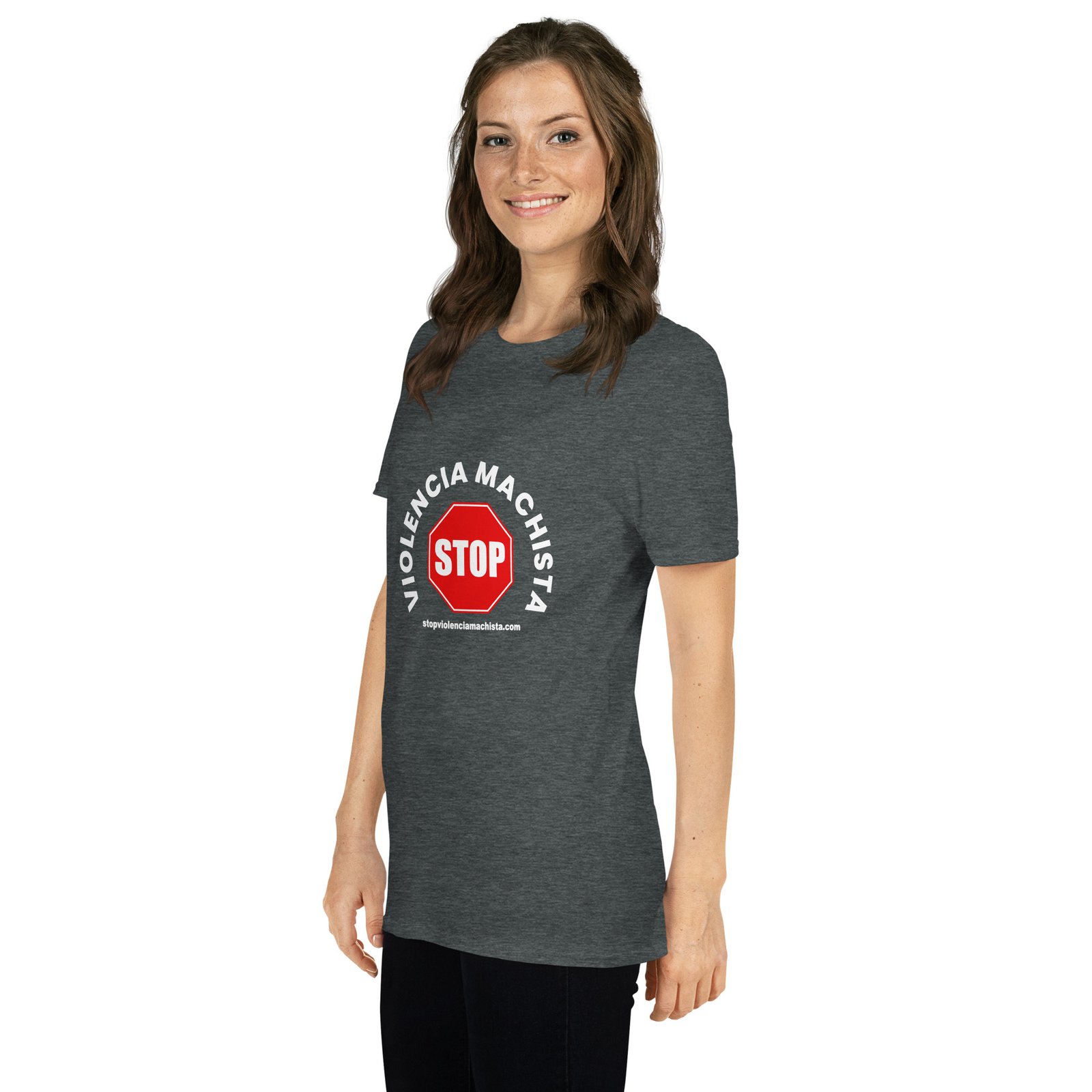 Camiseta de manga corta gris oscuro. Envío incluido. - Imagen 2