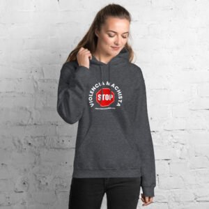 Sudadera con capucha gris oscuro. Envío incluido.