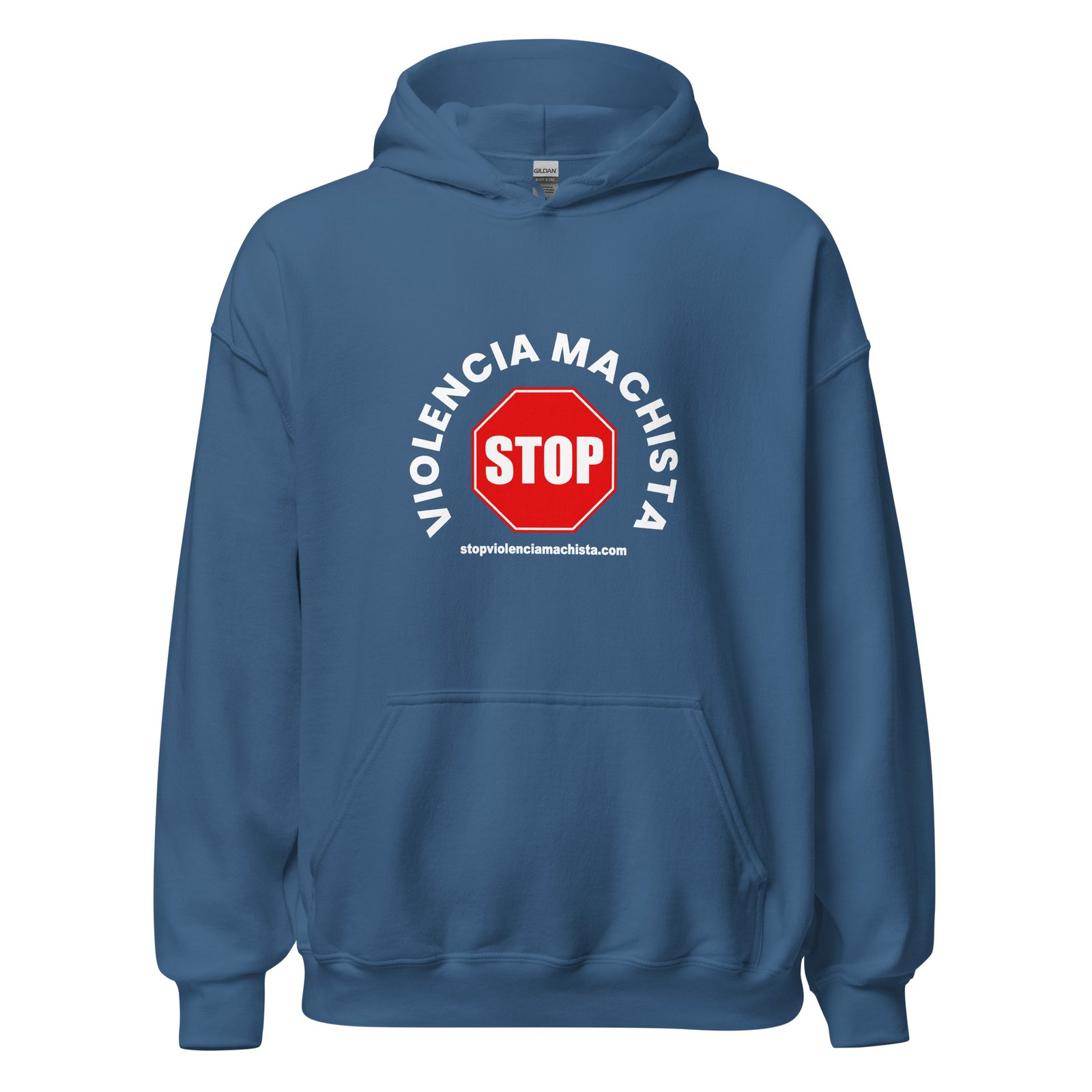 Sudadera con capucha azul. Envío incluido. - Imagen 2
