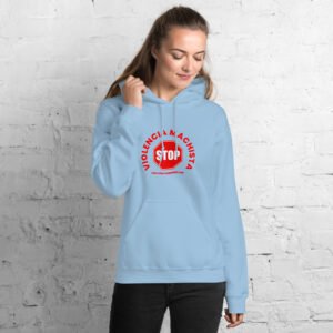 Sudadera con capucha azul claro. Envío incluido.