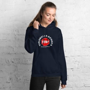 Sudadera con capucha azul marino. Envío incluido.